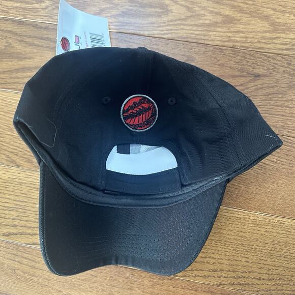 Nub Baseball Cap Stitched Embroidered Nub Logo Black Strapback NEW WITH TAGS - Picture 5 of 7